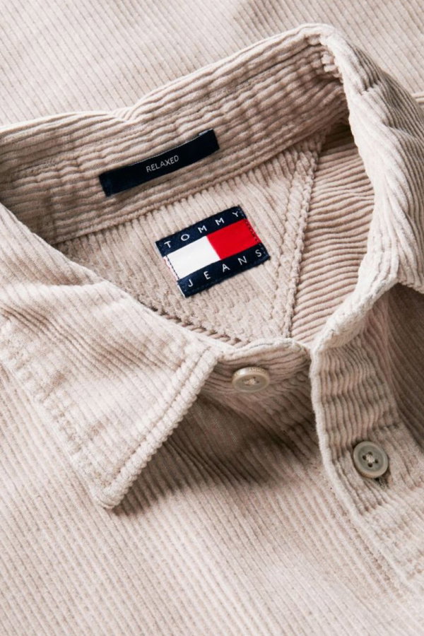 Tommy Hilfiger Corduroy Erkek Gömlek BEJ