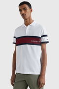 Tommy Hilfiger Erkek  Polo Yaka T-shirt Beyaz