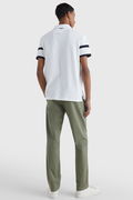 Tommy Hilfiger Erkek  Polo Yaka T-shirt Beyaz