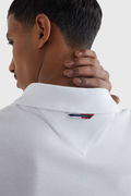 Tommy Hilfiger Erkek  Polo Yaka T-shirt Beyaz