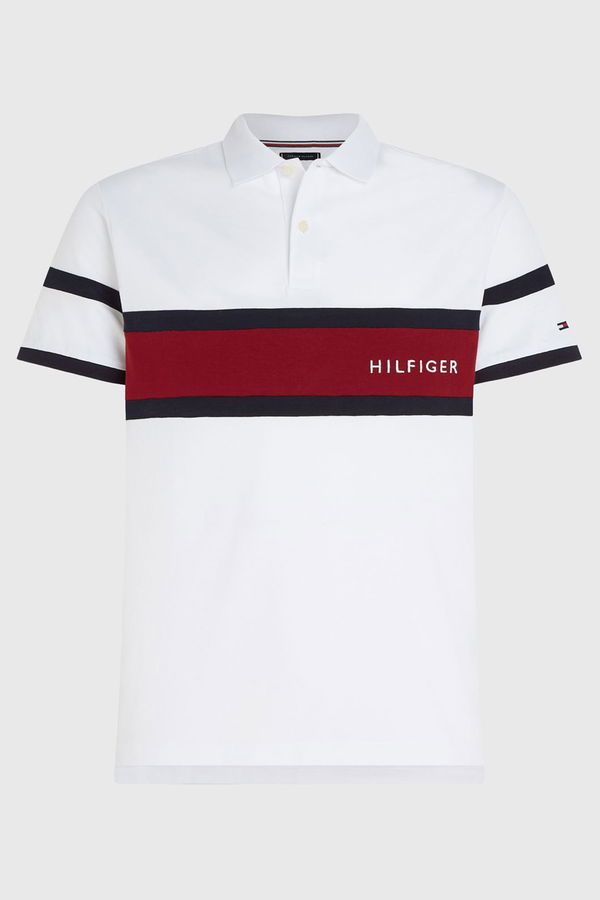 Tommy Hilfiger Erkek  Polo Yaka T-shirt Beyaz