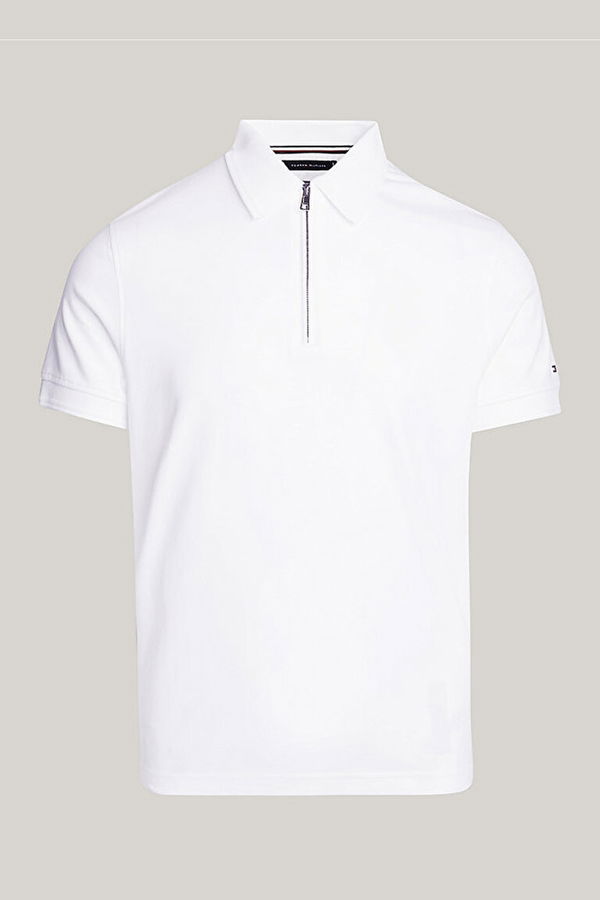 Tommy Hilfiger Erkek  Polo Yaka T-shirt Beyaz