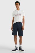 Tommy Hilfiger Erkek  Polo Yaka T-shirt Beyaz