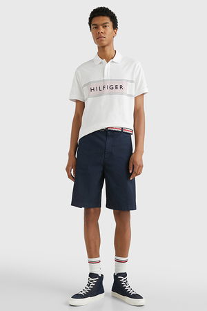 Tommy Hilfiger Erkek  Polo Yaka T-shirt Beyaz Tommy Hilfiger Erkek  Polo Yaka T-shirt Beyaz