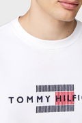 Tommy Hilfiger Erkek Sweat Beyaz