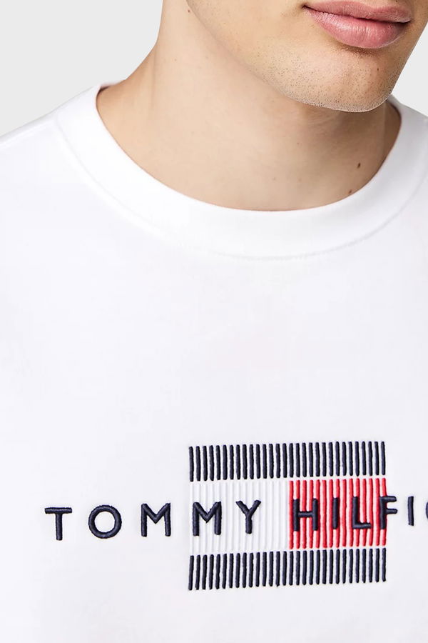 Tommy Hilfiger Erkek Sweat Beyaz