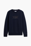 Tommy Hilfiger Erkek Bisiklet Yaka Sweatshirt SIYAH