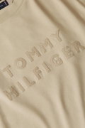 Tommy Hilfiger Erkek Bisiklet Yaka T-shirt KUM