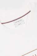 Tommy Hilfiger Erkek Bisiklet Yaka T-shirt EKRU
