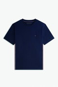 Tommy Hilfiger Erkek Bisiklet Yaka T-shirt LACIVERT