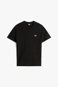 Tommy Hilfiger Erkek Bisiklet Yaka T-shirt SIYAH