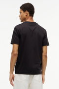 Tommy Hilfiger Erkek Bisiklet Yaka T-shirt SIYAH
