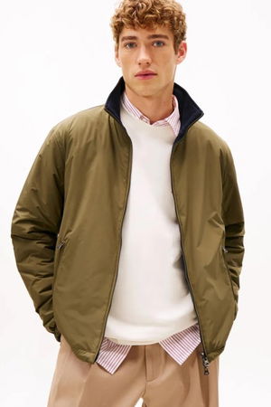 Tommy Hilfiger Erkek Çift Taraflı Mont HAKI