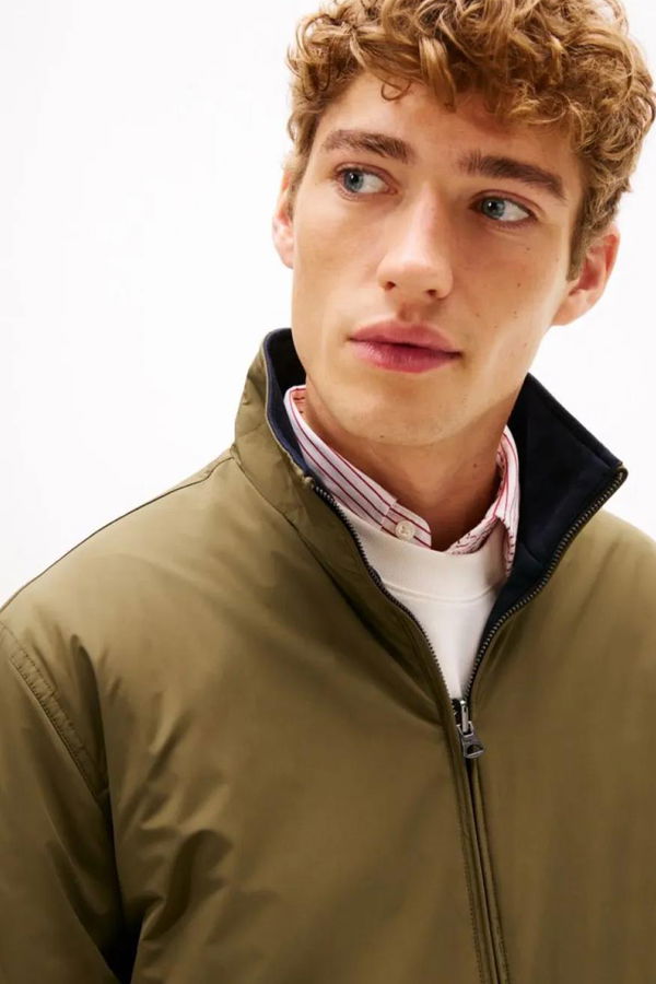 Tommy Hilfiger Erkek Çift Taraflı Mont HAKI