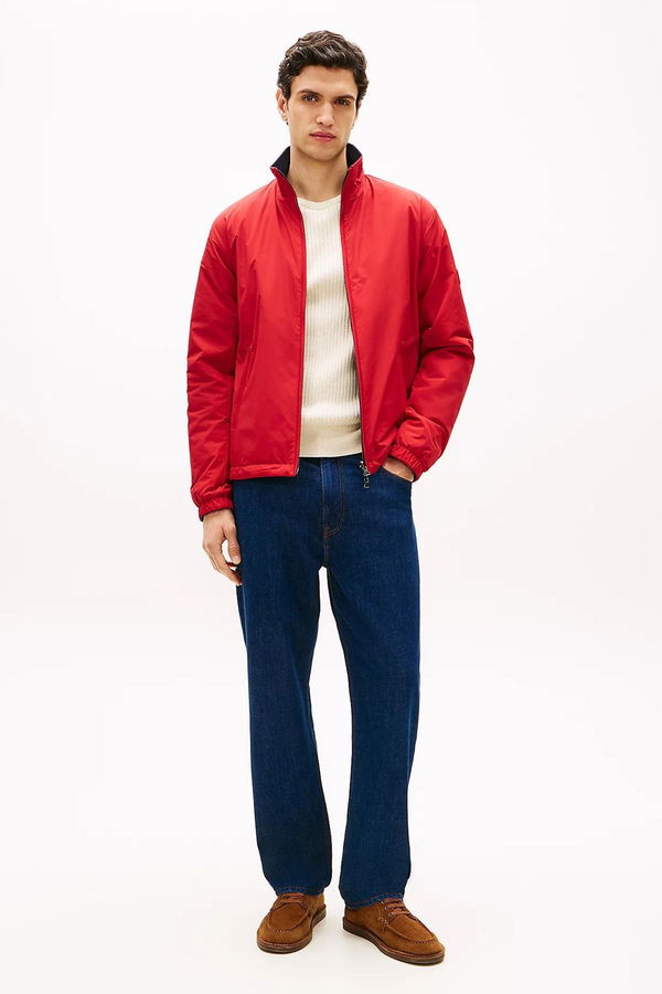 Tommy Hilfiger Erkek Çift Taraflı Mont KIRMIZI
