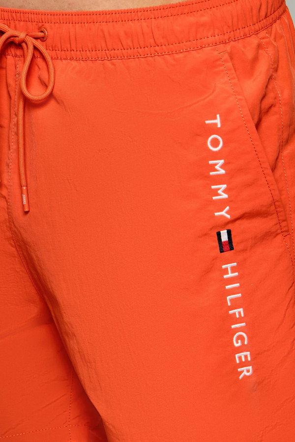 Tommy Hilfiger Erkek Deniz Şortu TURUNCU