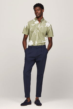 Tommy Hilfiger Erkek Desenli Gömlek YEŞİL Tommy Hilfiger Erkek Desenli Gömlek YEŞİL