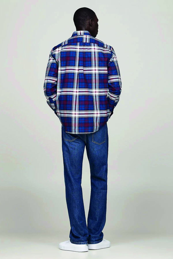 Tommy Hilfiger Erkek Ekose Gömlek LACIVERT Tommy Hilfiger Erkek Ekose Gömlek LACIVERT