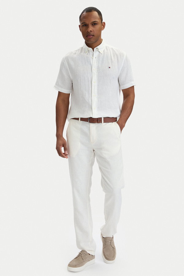 Tommy Hilfiger Erkek Gömlek Beyaz