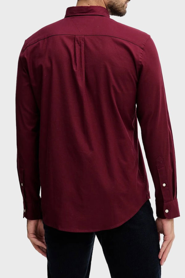 Tommy Hilfiger Erkek Gömlek BORDO