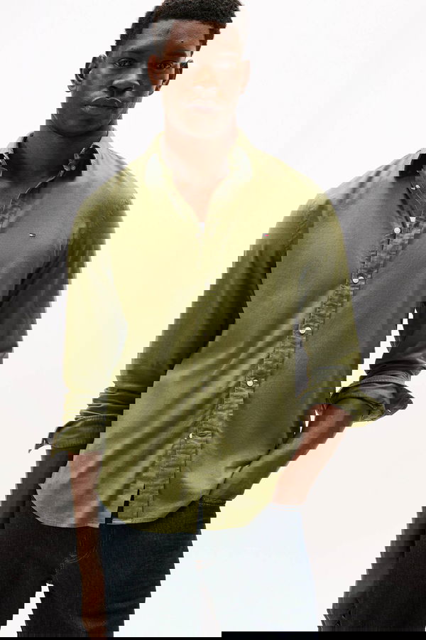 Tommy Hilfiger Erkek Gömlek HAKI