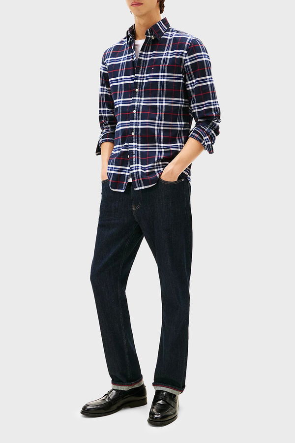 Tommy Hilfiger Erkek Gömlek LACIVERT