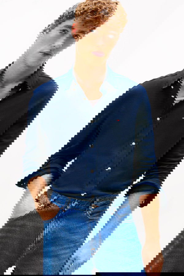 Tommy Hilfiger Erkek Gömlek LACIVERT