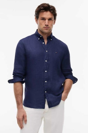 Tommy Hilfiger Erkek Gömlek LACIVERT