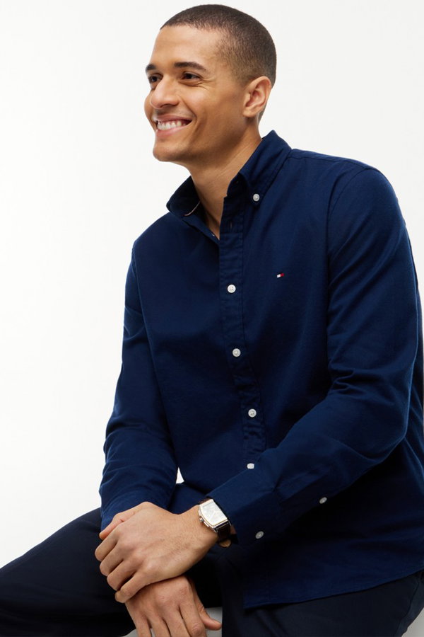 Tommy Hilfiger Erkek Gömlek LACIVERT