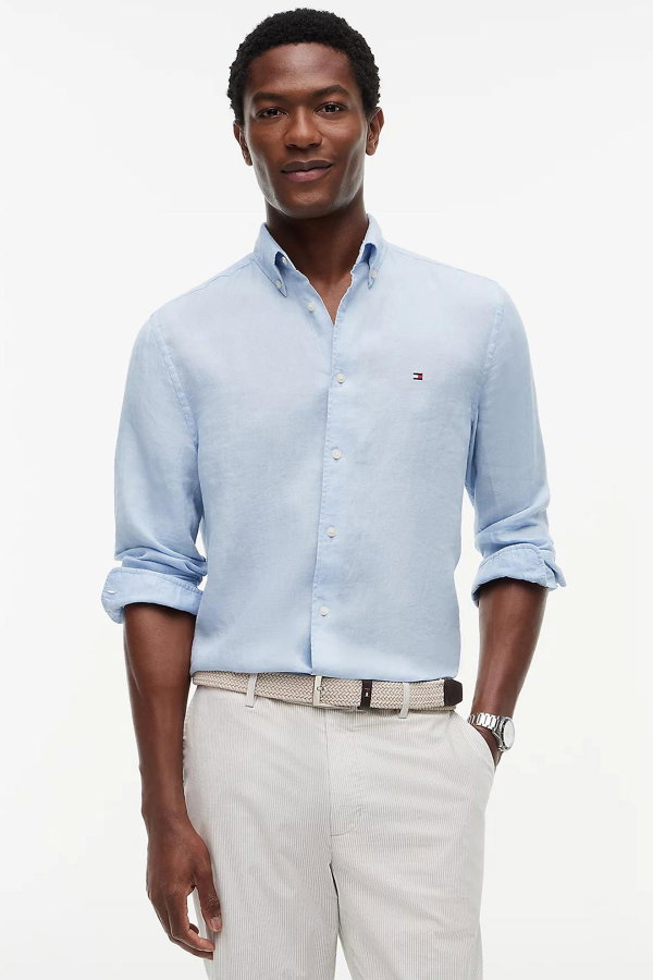 Tommy Hilfiger Erkek Gömlek MAVI