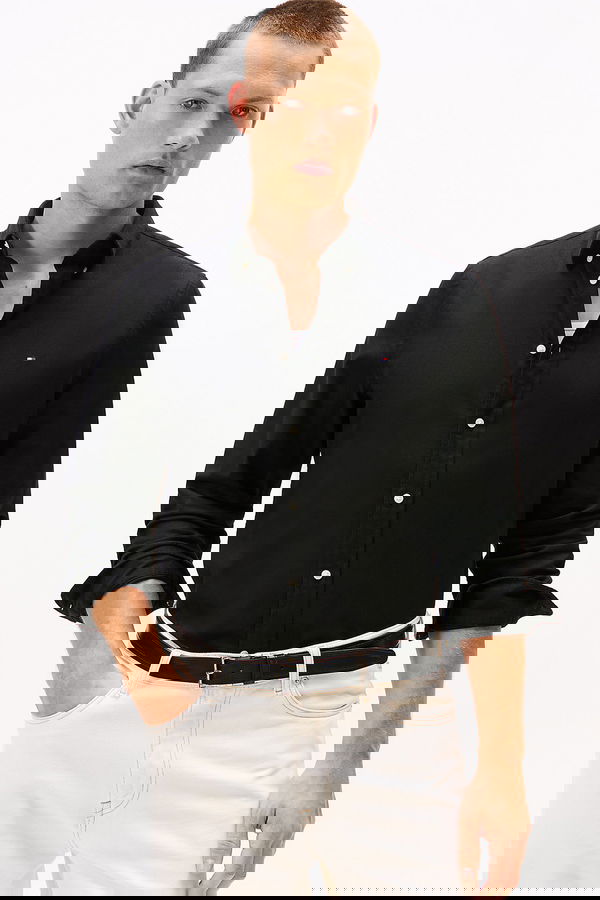 Tommy Hilfiger Erkek Gömlek SIYAH