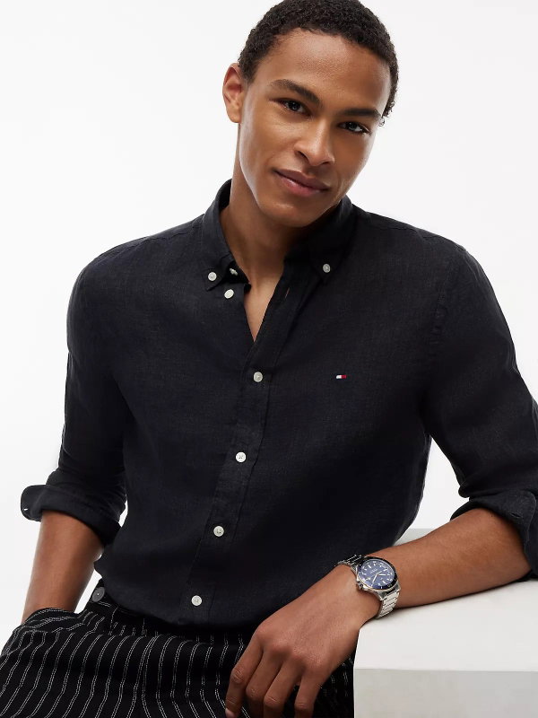 Tommy Hilfiger Erkek Gömlek SIYAH