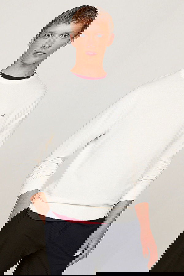 Tommy Hilfiger Erkek Kazak Beyaz