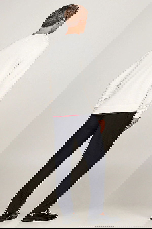 Tommy Hilfiger Erkek Kazak Beyaz