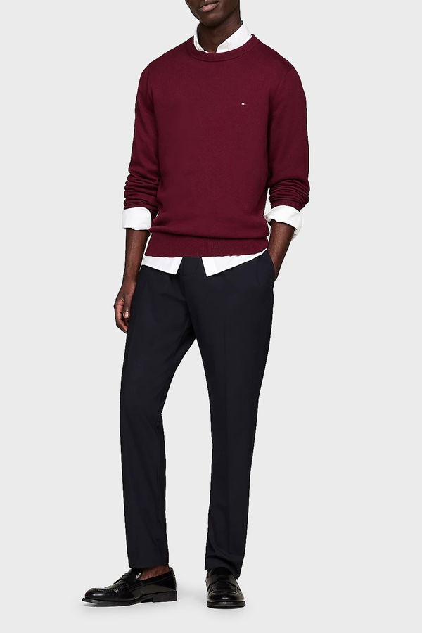 Tommy Hilfiger Erkek Kazak BORDO Tommy Hilfiger Erkek Kazak BORDO