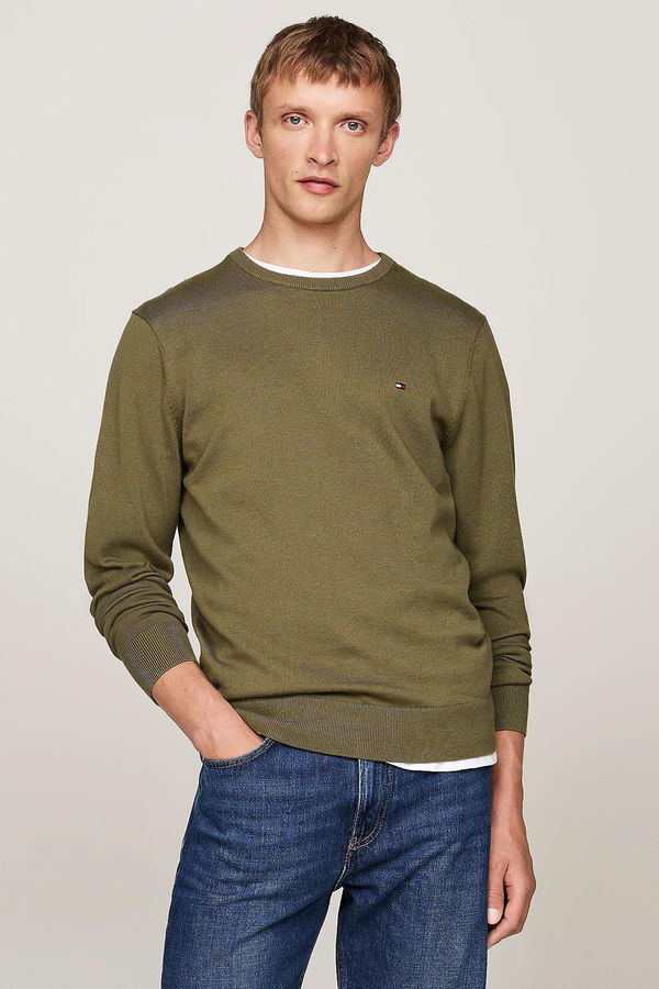 Tommy Hilfiger Erkek Kazak HAKI