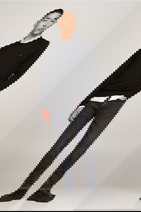 Tommy Hilfiger Erkek Kazak SIYAH