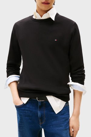 Tommy Hilfiger Erkek Kazak SIYAH