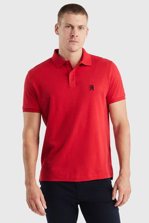 Tommy Hilfiger Erkek Polo Yaka T-shirt Kırmızı Tommy Hilfiger Erkek Polo Yaka T-shirt Kırmızı