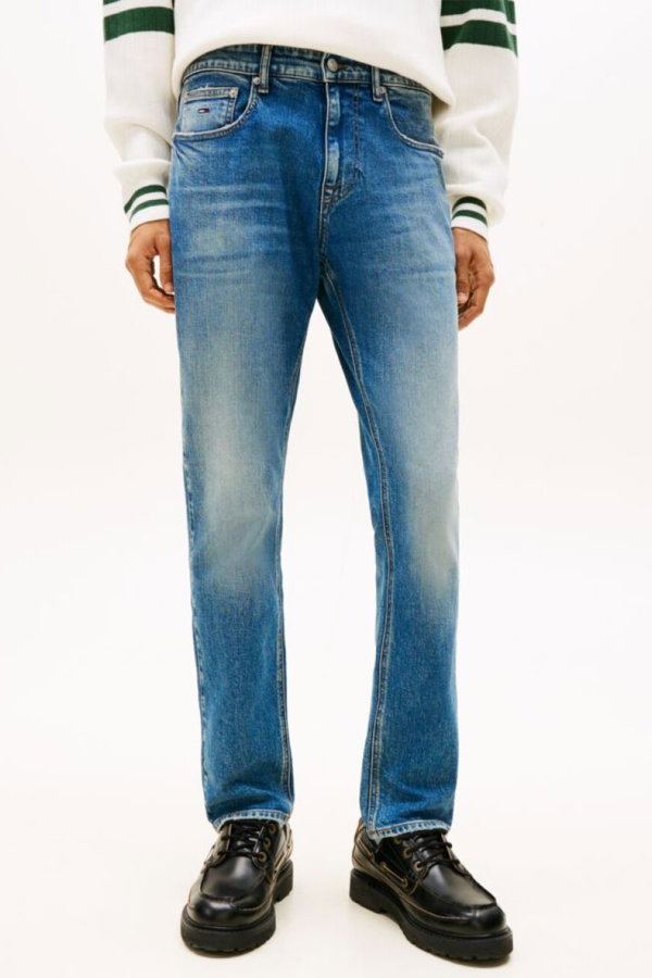 Tommy Hilfiger Erkek Kot Pantolon MAVI