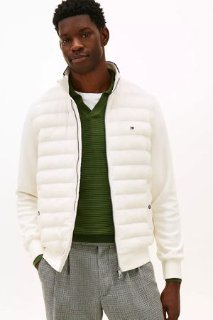 Tommy Hilfiger Erkek Şişme Mont EKRU