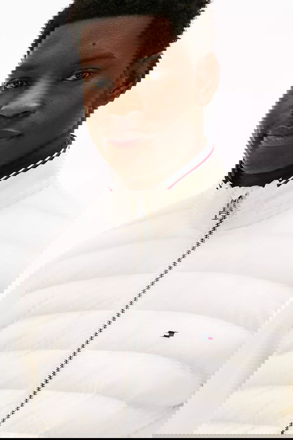 Tommy Hilfiger Erkek Şişme Mont EKRU