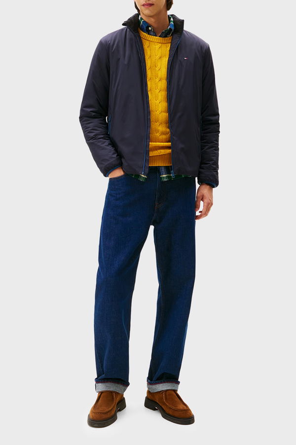 Tommy Hilfiger Erkek Mont LACIVERT