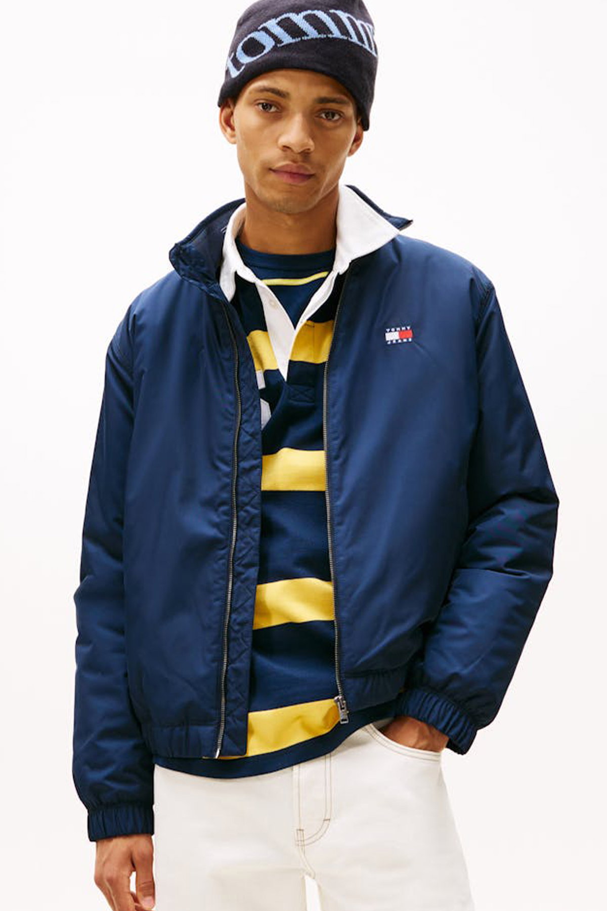 Tommy Hilfiger Erkek Mont LACIVERT