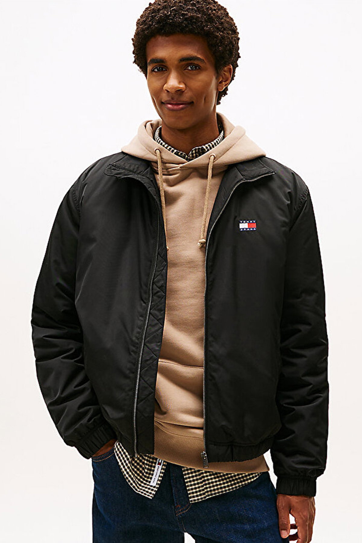 Tommy Hilfiger Erkek Mont SIYAH