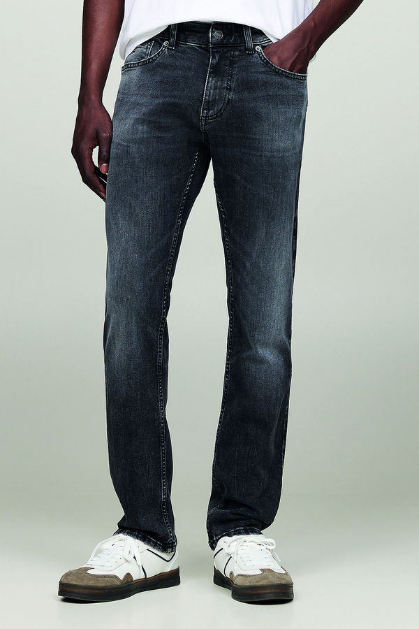 Tommy Hilfiger Erkek Jean Pantolon GRI Tommy Hilfiger Erkek Jean Pantolon GRI