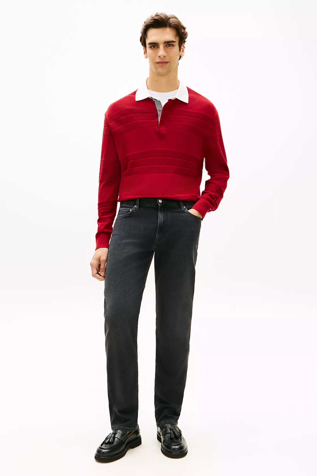 Tommy Hilfiger Erkek Pantolon KOYU GRI