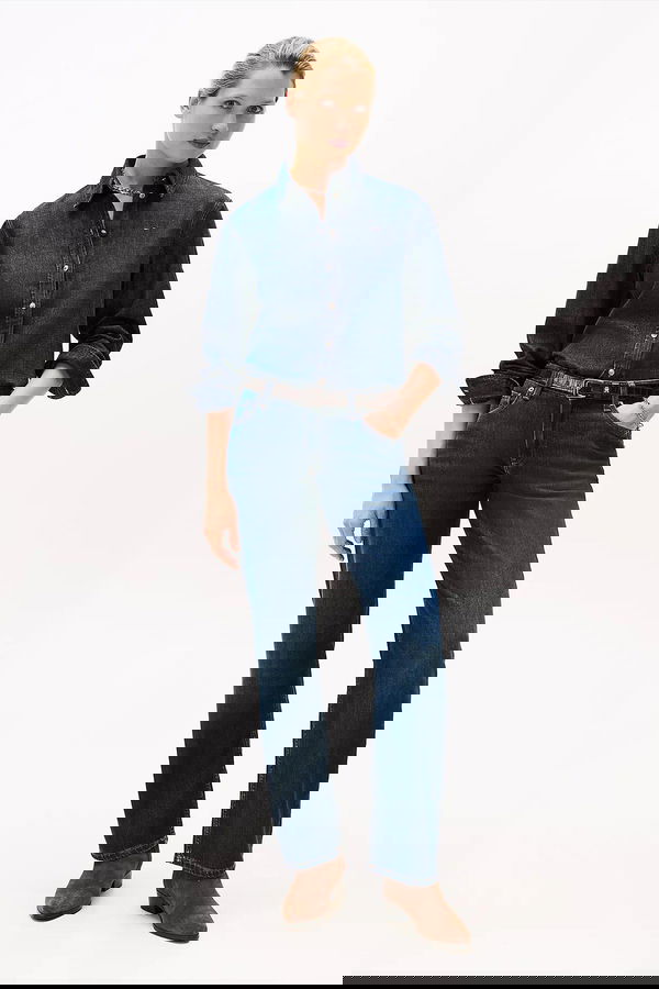 Tommy Hilfiger Kadın Jeans Pantolon LACIVERT