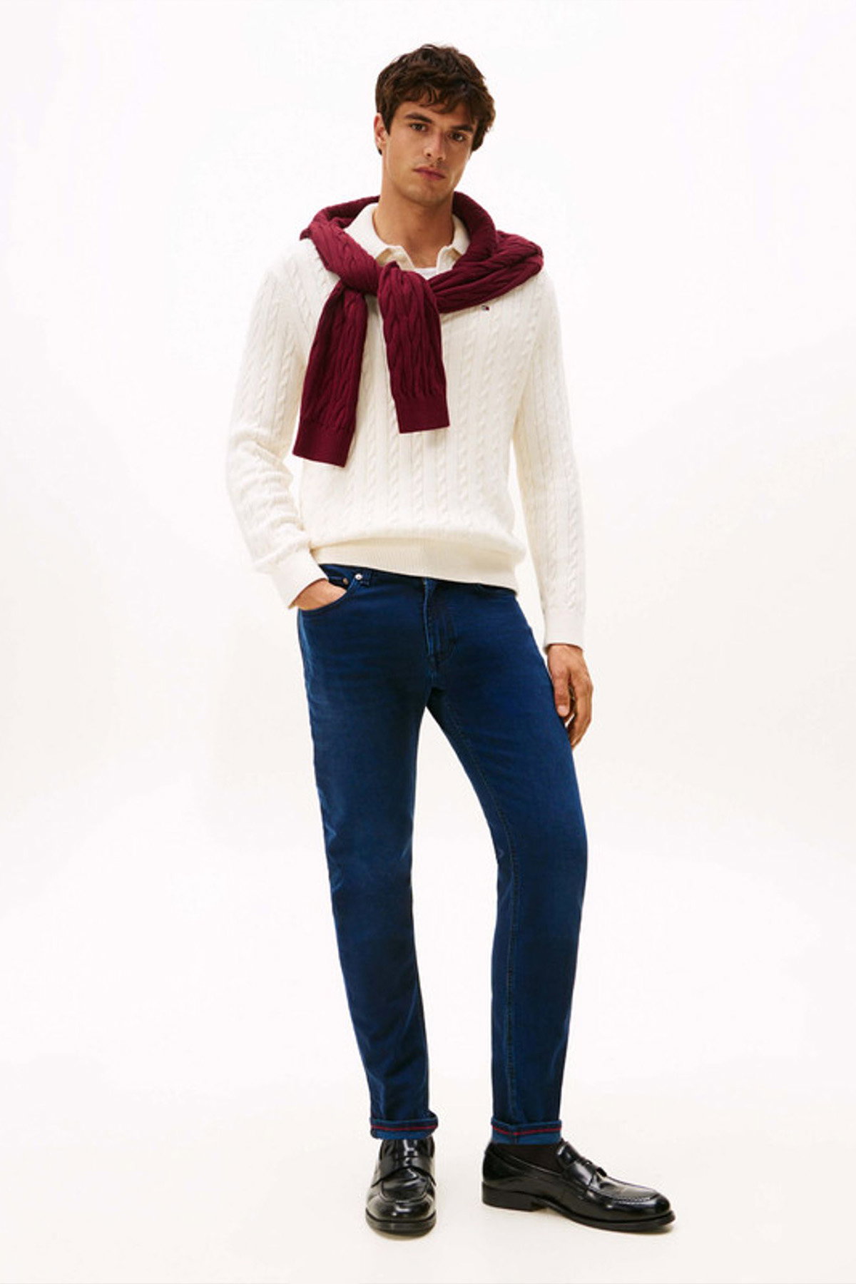 Tommy Hilfiger Erkek Jeans Pantolon LACIVERT