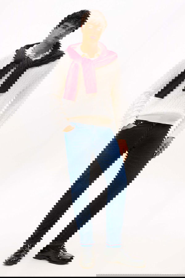 Tommy Hilfiger Erkek Jeans Pantolon LACIVERT